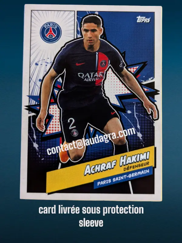Achraf Hakimi Card N° PSGH-7