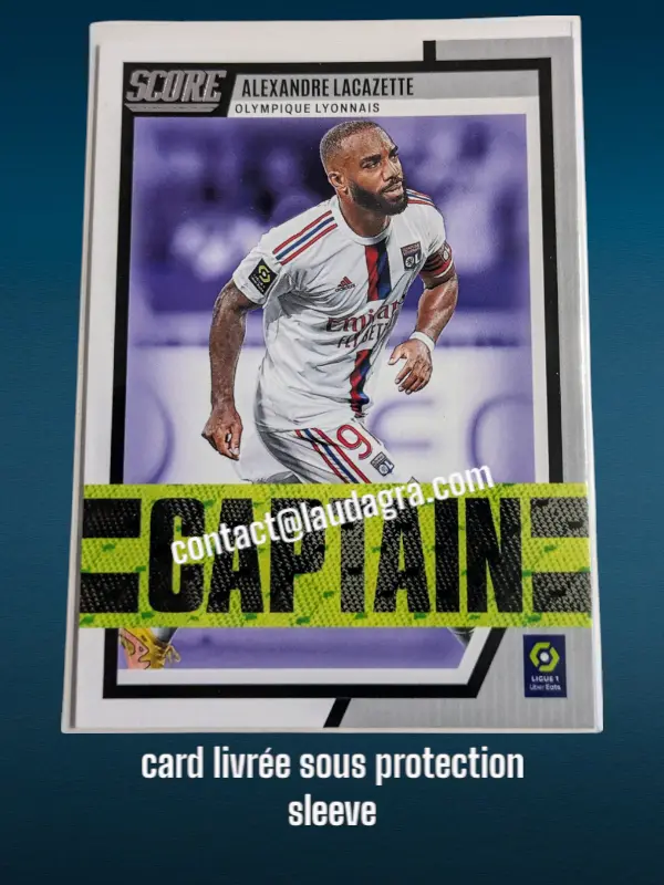 Alexandre Lacazette N° 1/ Captain Ligue 1 Uber Eats