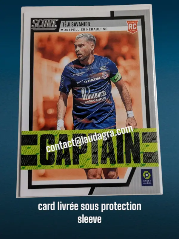 Teji Savanier N° 4/ Captain Ligue 1 Uber Eats