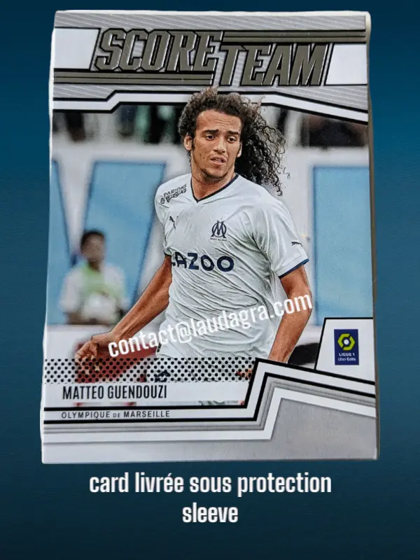 Matteo Guendouzi N° 11 Olympique de Marseille  Score Team 22/23