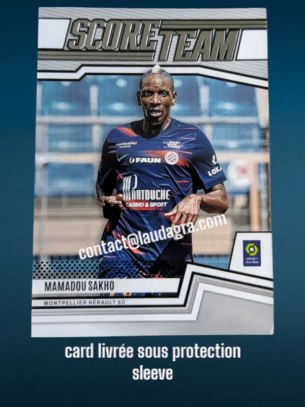 Mamadou Sakho N° 15 Montpellier Herault SC  Score Team 22/23