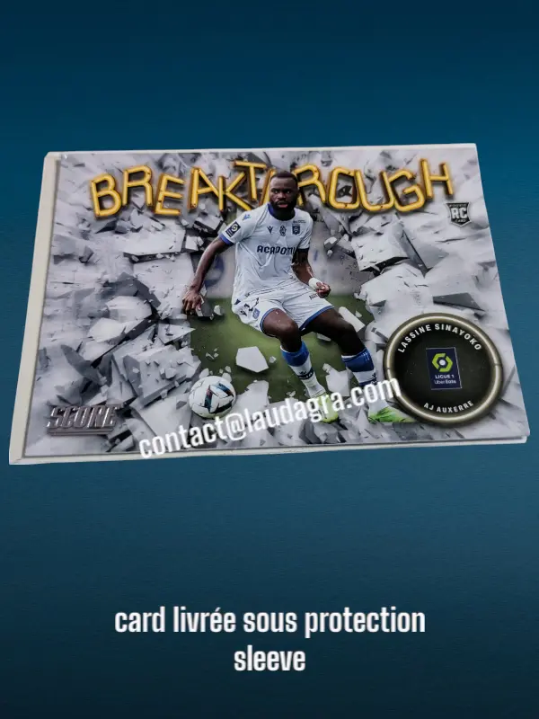Lassine Sinayoko N° 2/ Breakthrough    AJ Auxerre Panini