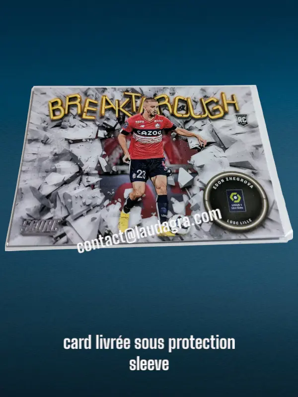 Edon Zhegrova N° 4/ Breakthrough    LOSC Lille Panini