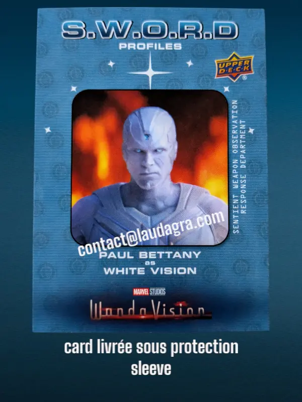 Paul Bettany as White Vision Wandavision Card N° SP-6