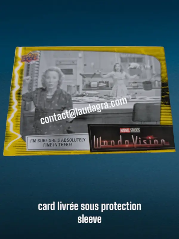 Parallel Card Mind Stone Yellow I’m Sure She’s Absolutely Fine in There! Wandavision Card N° 7