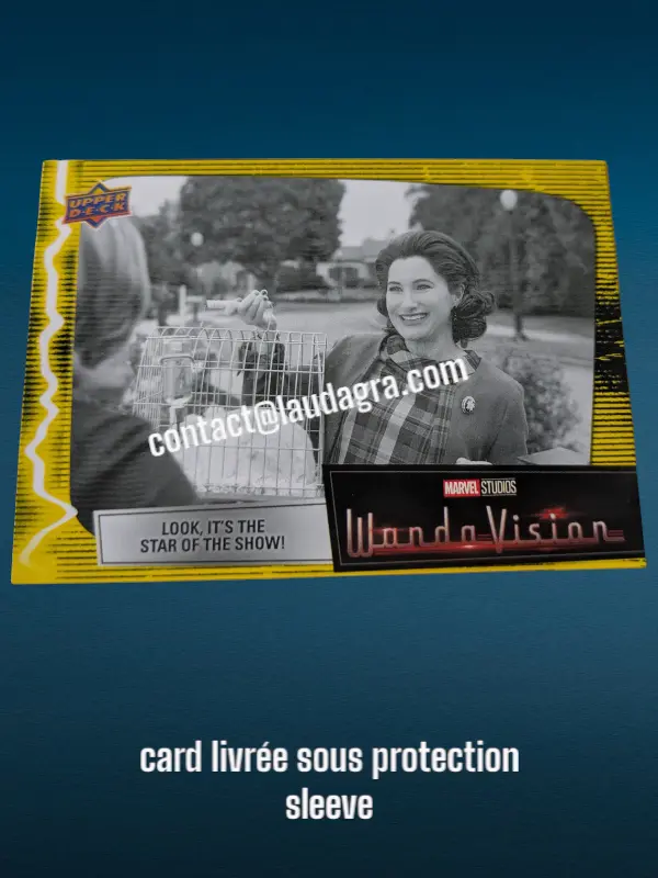 Parallel Card Mind Stone Yellow Look, It’s the Star of the Show! Wandavision Card N° 14
