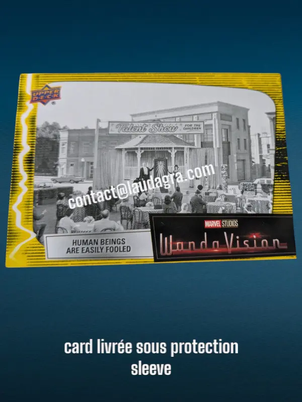 Parallel Card Mind Stone Yellow Human Beings Are Easily Fooled Wandavision Card N° 17