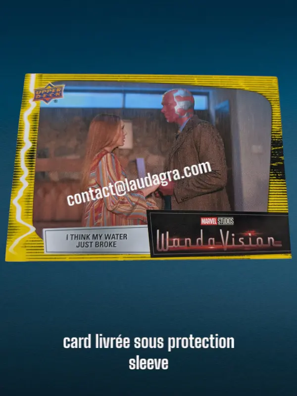 Parallel Card Mind Stone Yellow I Think My Water Just Broke Wandavision Card N° 24
