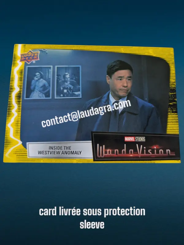 Parallel Card Mind Stone Yellow Inside the Westview Anomaly Wandavision Card N° 35