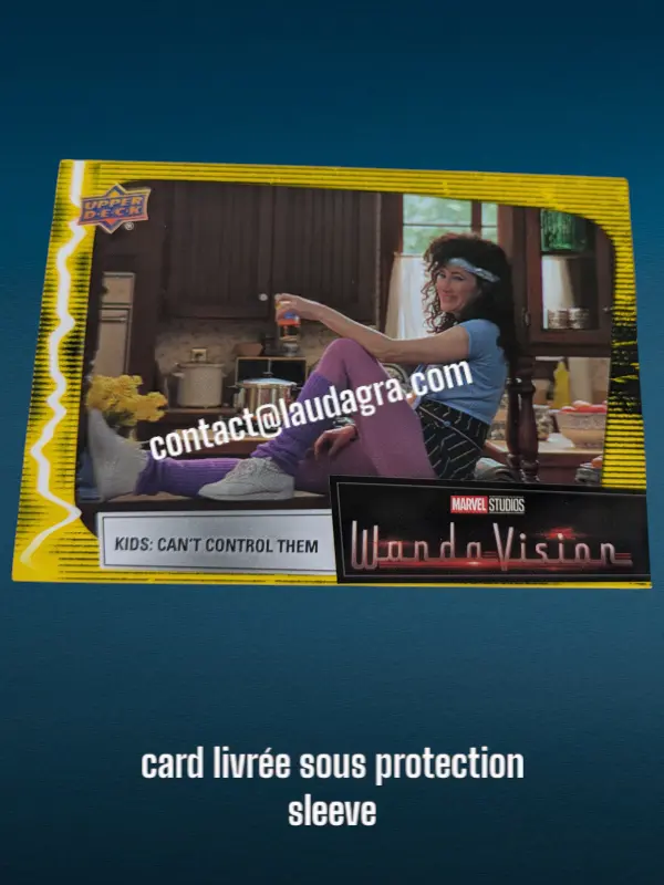 Parallel Card Mind Stone Yellow Kids: Can’t Control Them Wandavision Card N° 41