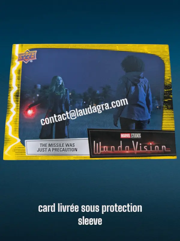 Parallel Card Mind Stone Yellow The Missile Was Just a Precaution Wandavision Card N° 43