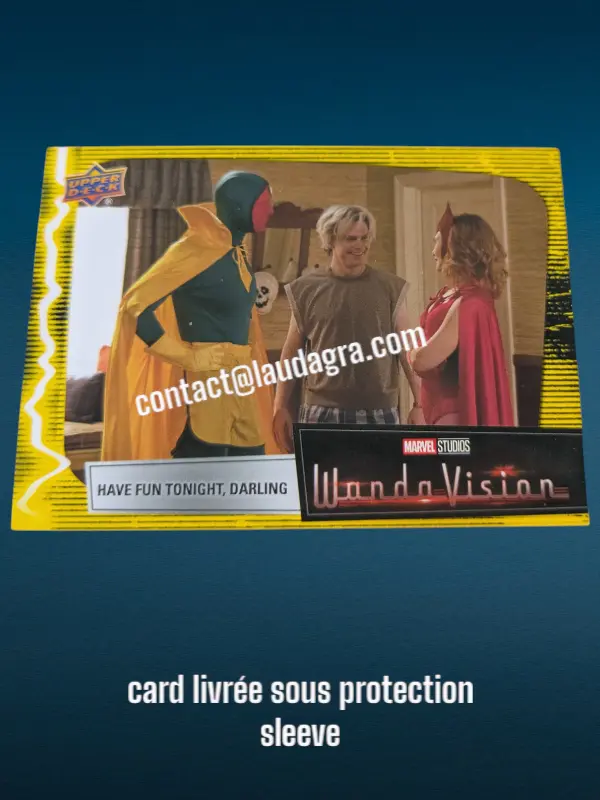 Parallel Card Mind Stone Yellow Have Fun Tonight, Darling Wandavision Card N° 49