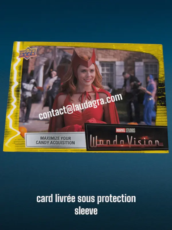 Parallel Card Mind Stone Yellow Maximize Your Candy Acquisition Wandavision Card N° 50