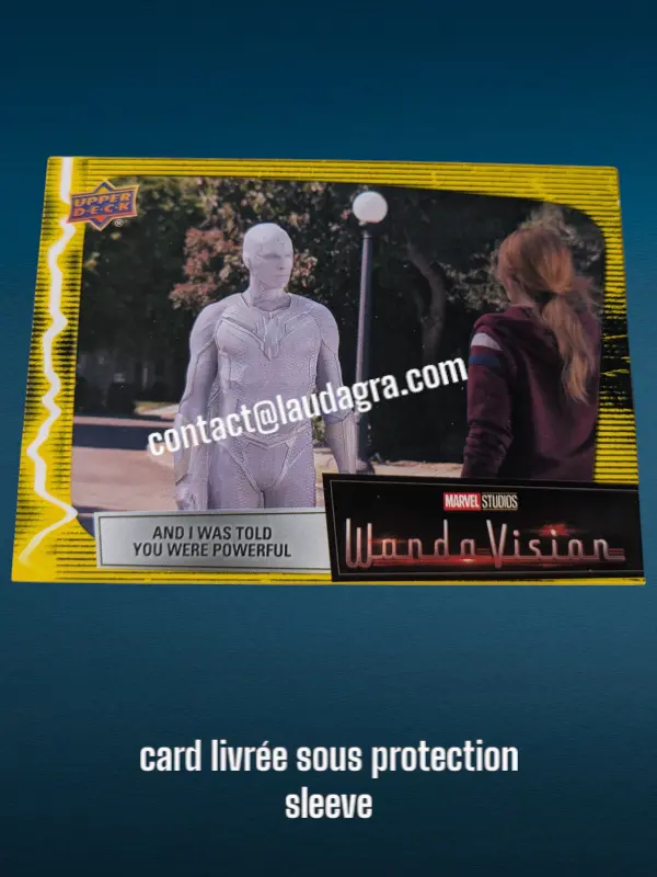 Parallel Card Mind Stone Yellow And I Was Told You Were Powerful Wandavision Card N° 78