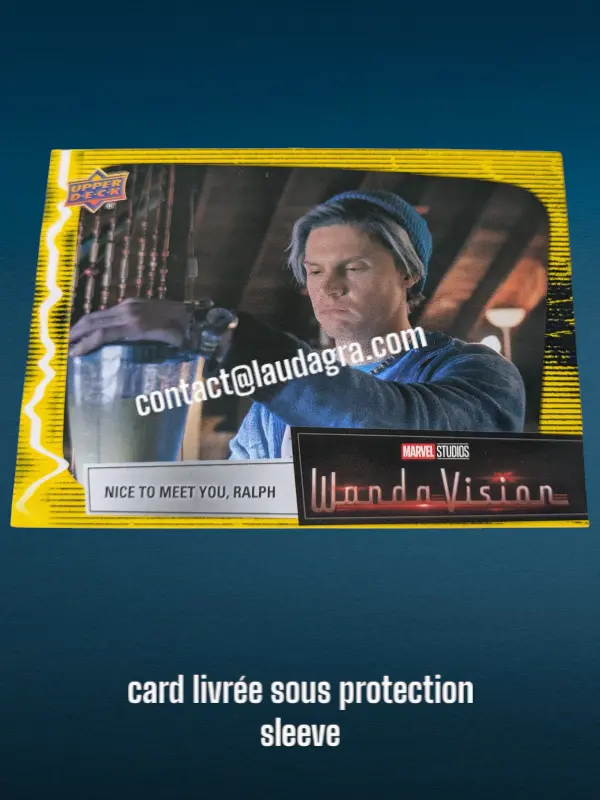 Parallel Card Mind Stone Yellow Nice to Meet You, Ralph Wandavision Card N° 81
