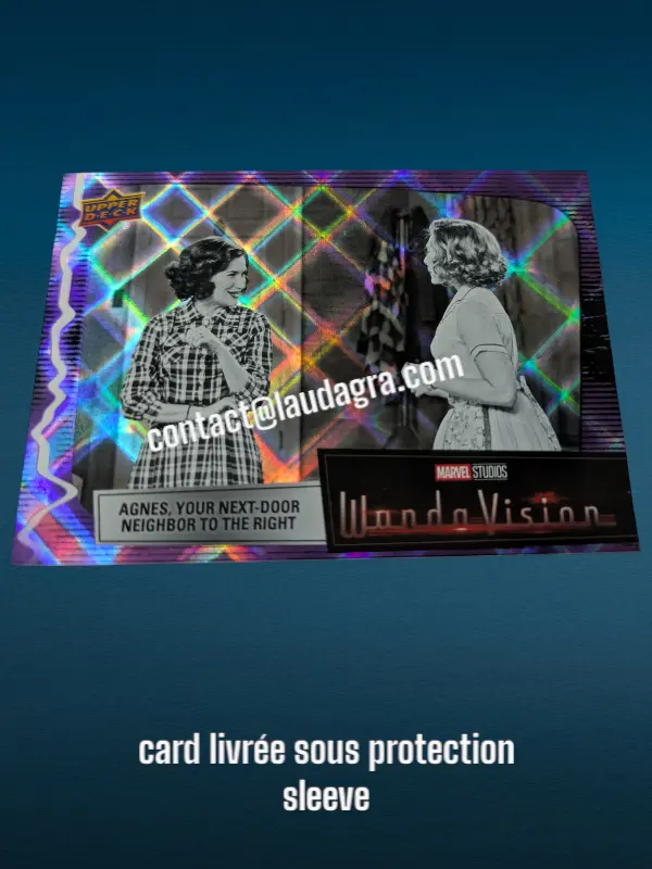 Parallel Card Purple Spell Agnes, Your Next-door Neighbor to the Right Wandavision Card N° 4