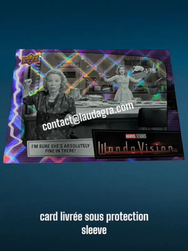 Parallel Card Purple Spell I’m Sure She’s Absolutely Fine in There! Wandavision Card N° 7
