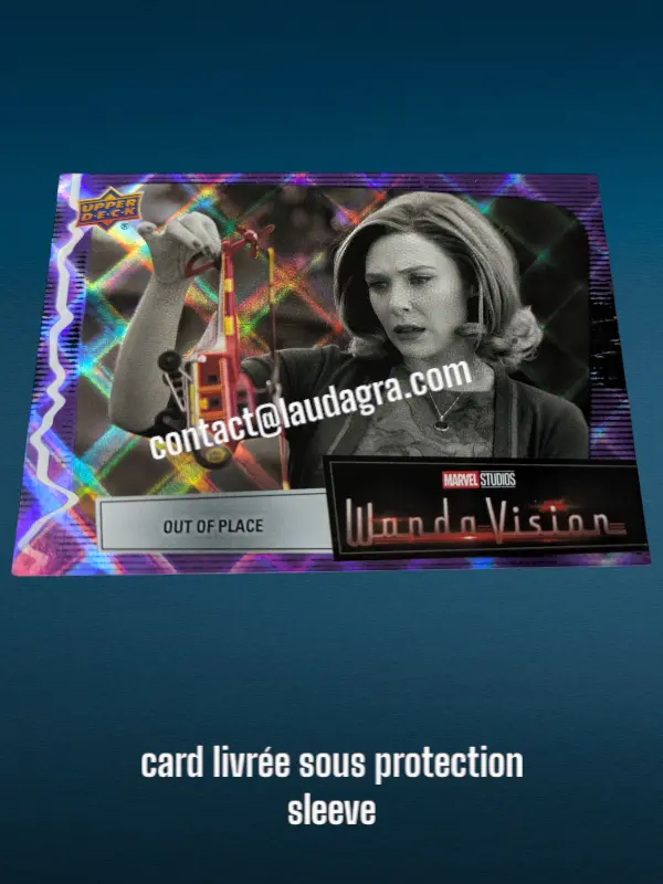 Parallel Card Purple Spell Out of Place Wandavision Card N° 13