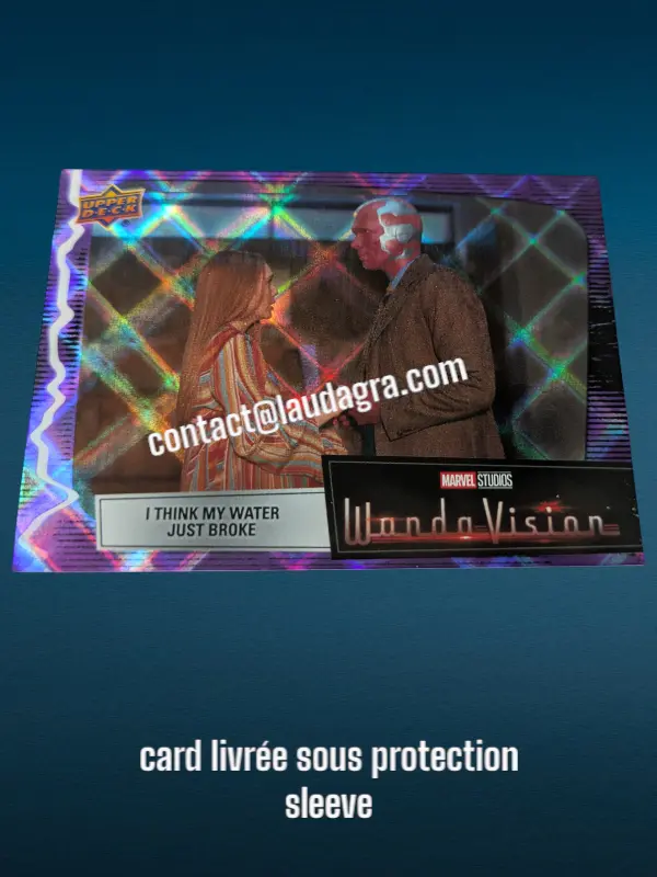 Parallel Card Purple Spell I Think My Water Just Broke Wandavision Card N° 24