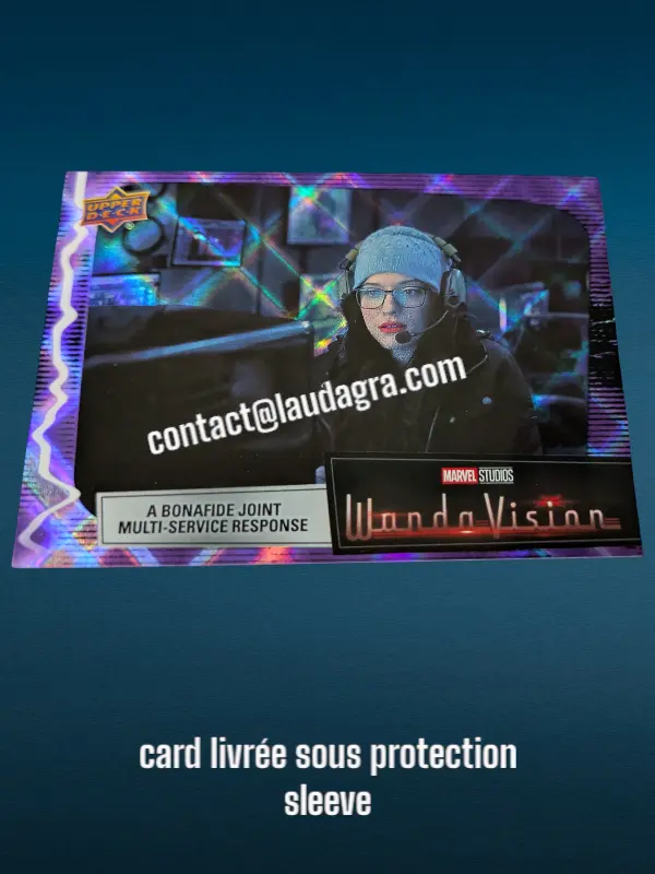 Parallel Card Purple Spell A Bonfied Joint Multi-service Response Wandavision Card N° 33