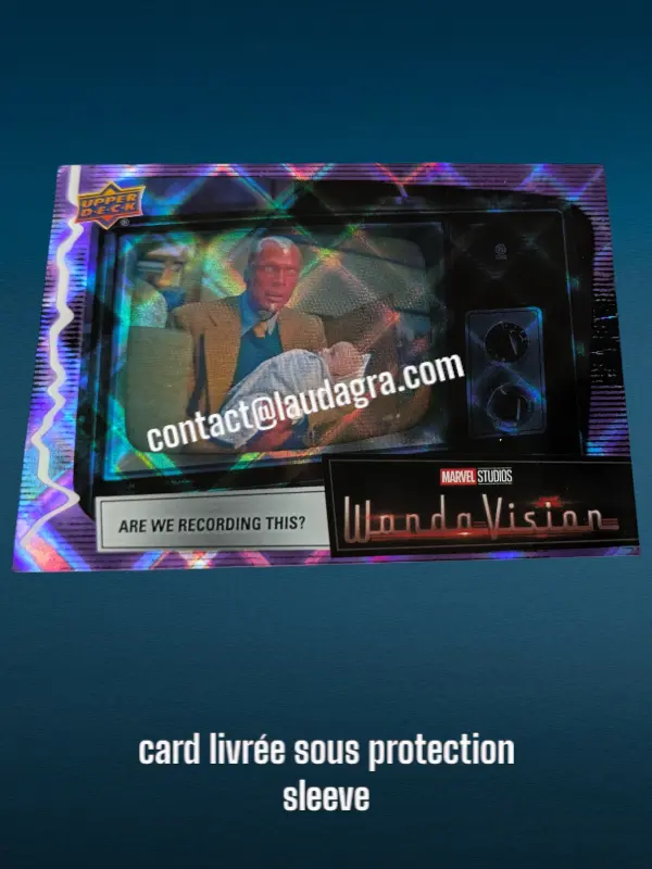 Parallel Card Purple Spell Are We Recording This? Wandavision Card N° 34