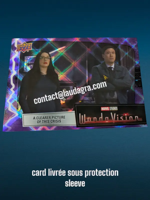 Parallel Card Purple Spell A Clearer Picture of This Crisis Wandavision Card N° 42