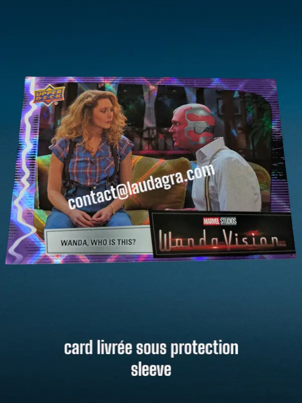 Parallel Card Purple Spell Wanda, Who Is This? Wandavision Card N° 46