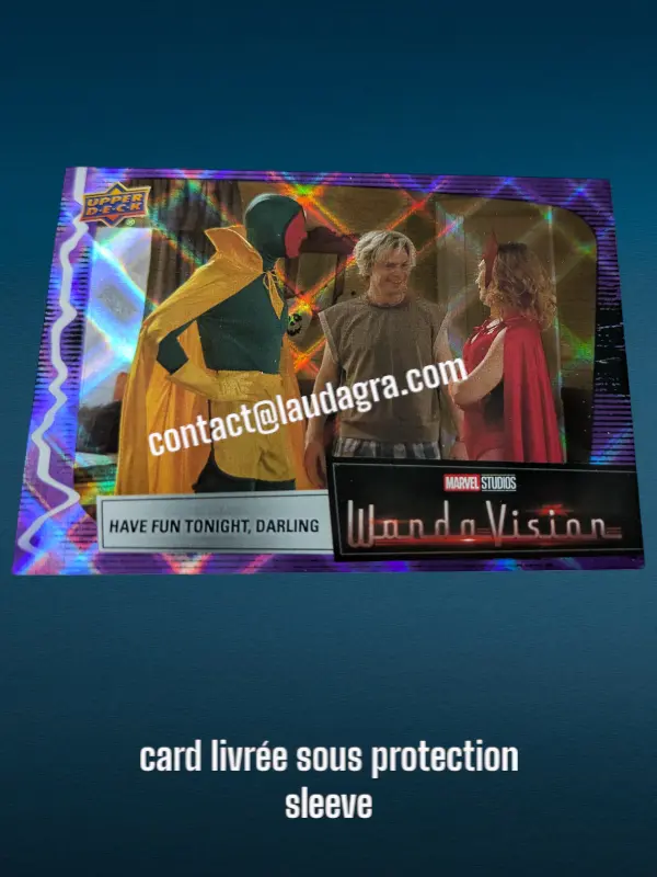 Parallel Card Purple Spell Have Fun Tonight, Darling Wandavision Card N° 49