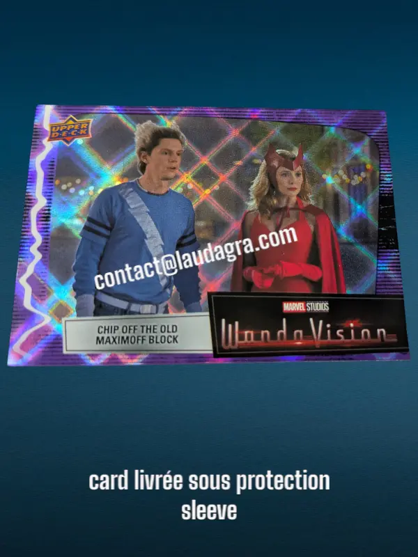 Parallel Card Purple Spell Chip Off the Old Maximoff Block Wandavision Card N° 51