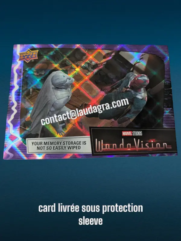 Parallel Card Purple Spell Your Memory Storage Is Not So Easily Wiped Wandavision Card N° 84