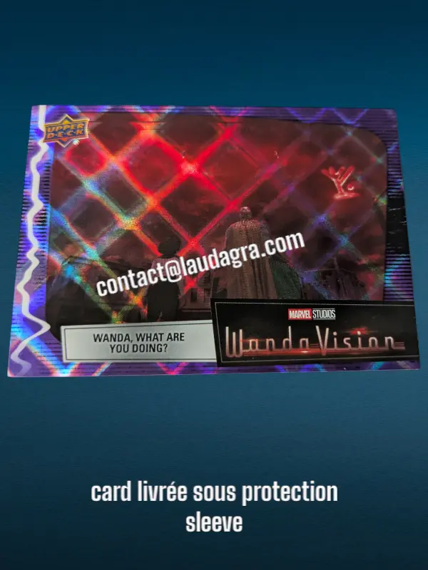 Parallel Card Purple Spell Wanda, What Are You Doing? Wandavision Card N° 85