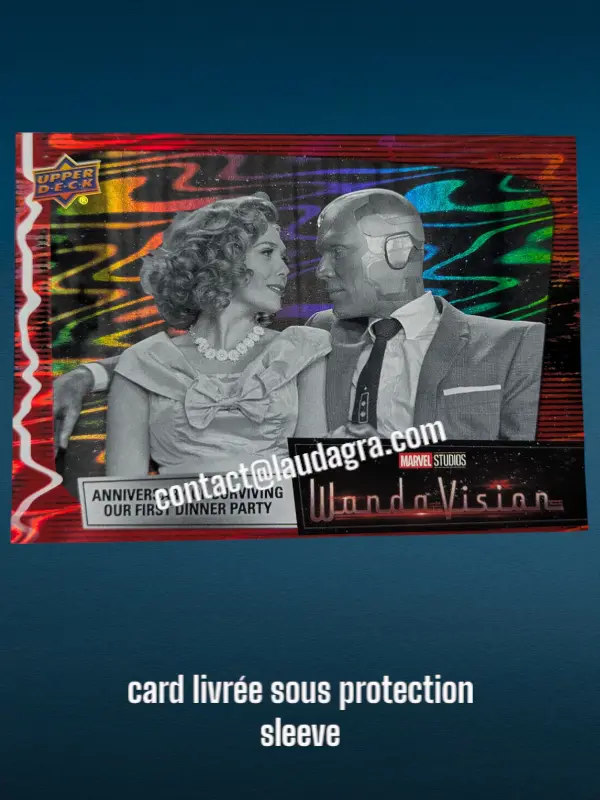 Parallel Card Scarlet Red Anniversary of Surviving Our First Dinner Party Wandavision Card N° 10