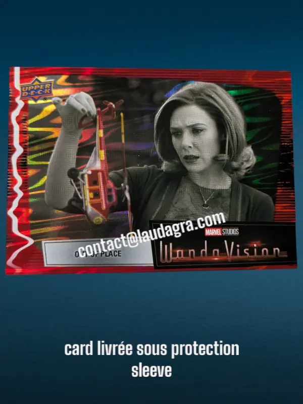 Parallel Card Scarlet Red Out of Place Wandavision Card N° 13