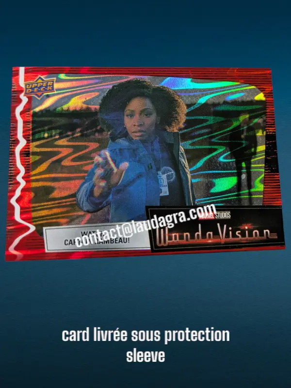 Parallel Card Scarlet Red Watch It, Captain Rambeau! Wandavision Card N° 32