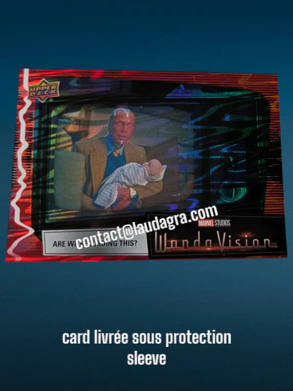 Parallel Card Scarlet Red Are We Recording This? Wandavision Card N° 34