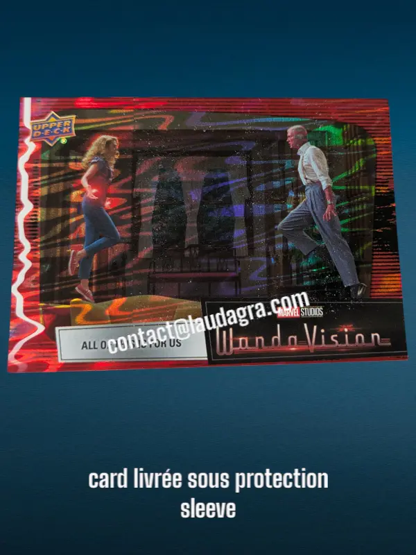 Parallel Card Scarlet Red All of This Is for Us Wandavision Card N° 45