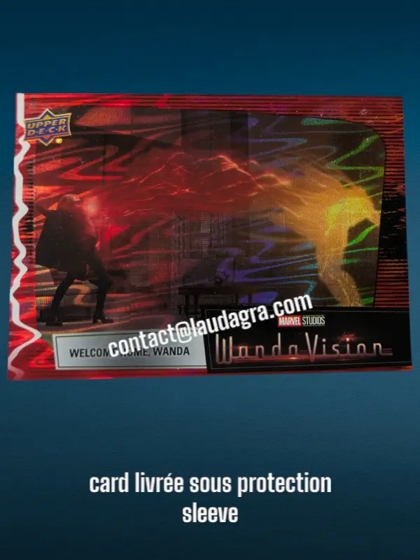 Parallel Card Scarlet Red Welcome Home, Wanda Wandavision Card N° 75