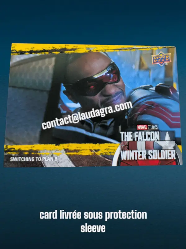 Switching to Plan B The Falcon and The Winter Soldier Yellow Parallel Card N° 4