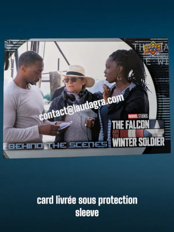 Anthony Mackie, Keri Skogland and Adepero Oduye The Falcon and The Winter Soldier Card N° BS-11