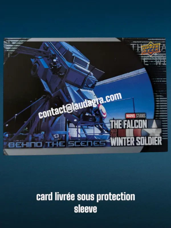Anthony Mackie Lifting a Truck The Falcon and The Winter Soldier Card N° BS-14