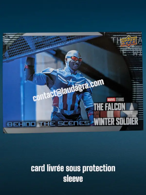 Anthony Mackie as Captain America The Falcon and The Winter Soldier Card N° BS-15
