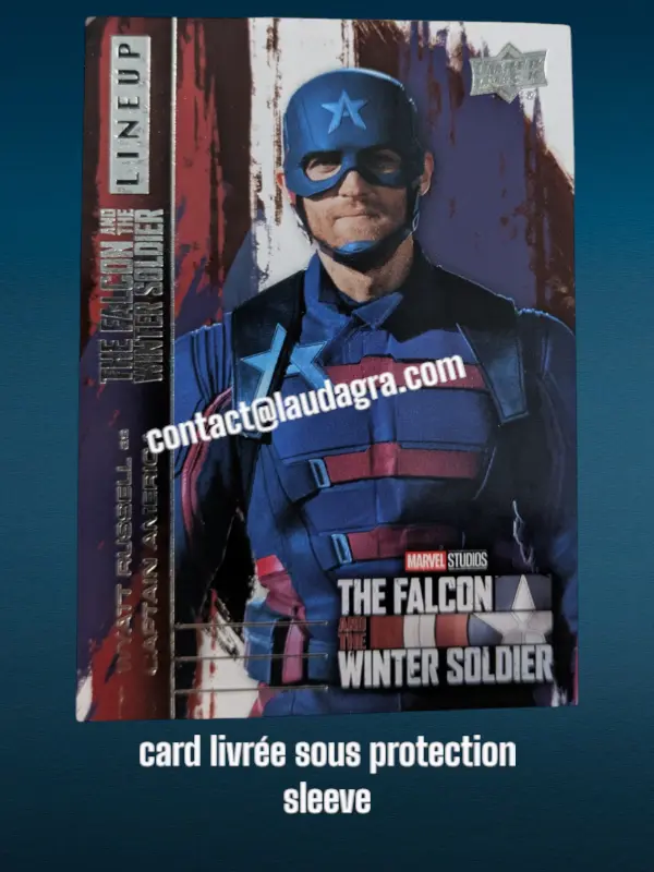 Wyatt Russell as Captain America The Falcon and The Winter Soldier Card N° LU-15