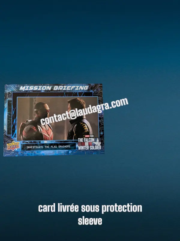 Investigate the Flag Smashers The Falcon and The Winter Soldier Card N° MB-2