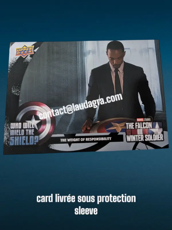 The Weight of Responsibility The Falcon and The Winter Soldier Card N° WWW-2
