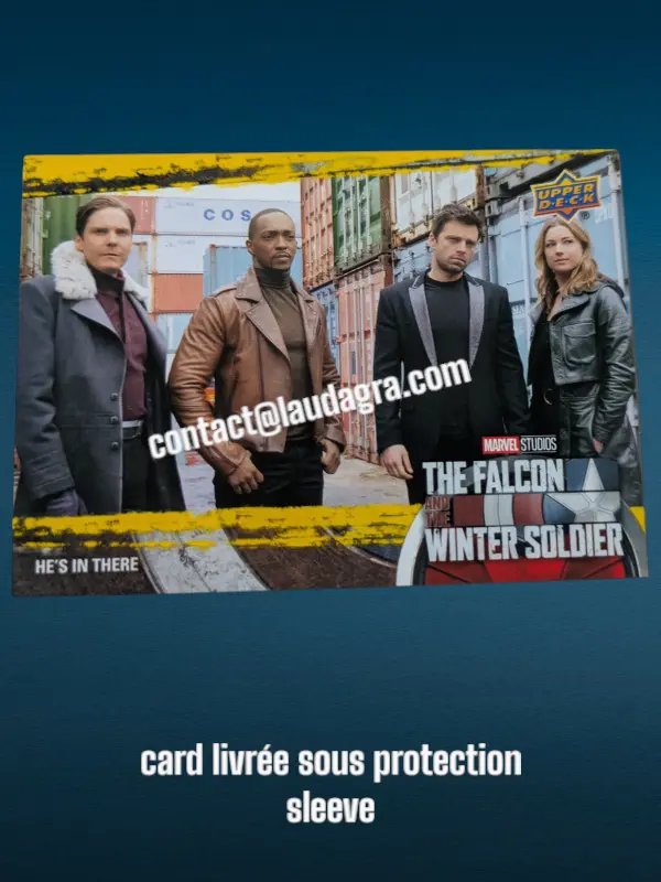 He's In There The Falcon and The Winter Soldier Yellow Parallel Card N° 37