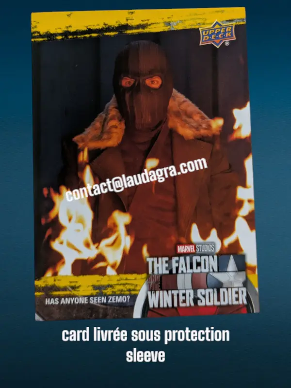 Has Anyone Seen Zemo? The Falcon and The Winter Soldier Yellow Parallel Card N° 42