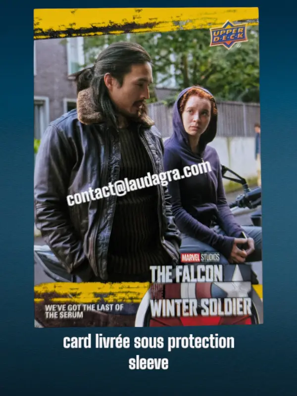 We've Got The Last Of The Serum The Falcon and The Winter Soldier Yellow Parallel Card N° 43