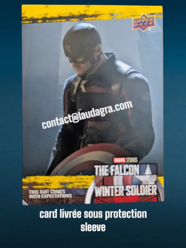 This Suit Comes With Expectations The Falcon and The Winter Soldier Yellow Parallel Card N° 53