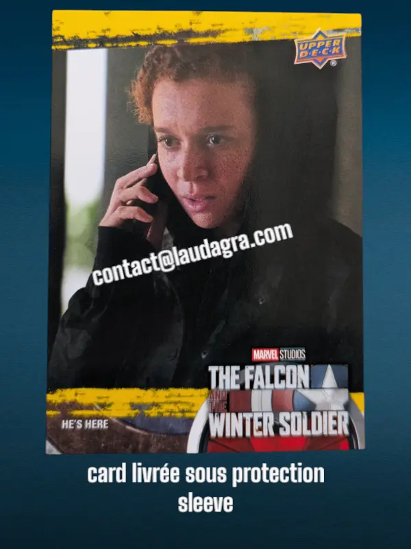 He's Here The Falcon and The Winter Soldier Yellow Parallel Card N° 74