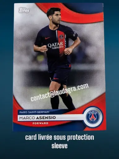 [PSGTEAMSET2324_23] Marco Asensio Card N° 23